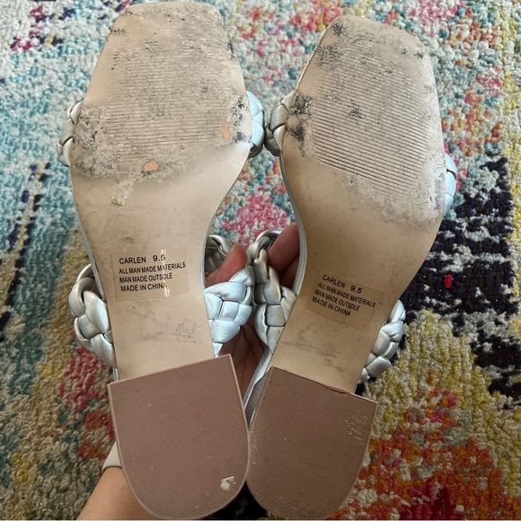 Yellow box Carleen heel silver size 9.5 - Picture 5 of 6